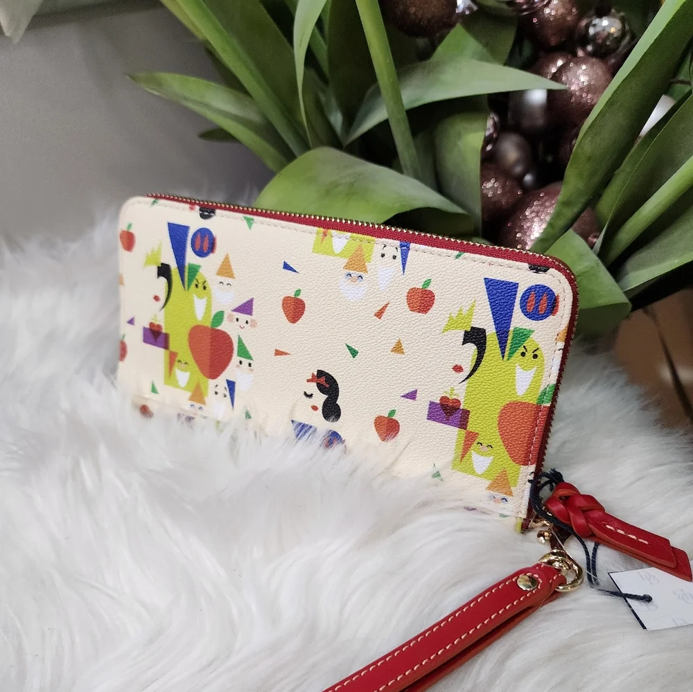 Snow White and the Seven Dwarfs 85th Anniversary Dooney & Bourke Wristlet Wallet